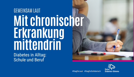 Schule und Beruf und Diabetes