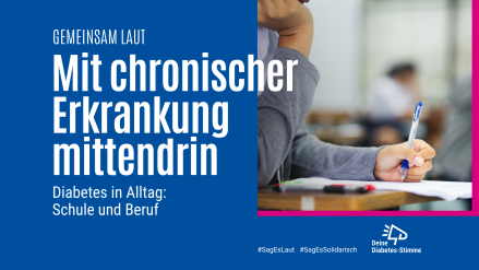 Schule und Beruf und Diabetes